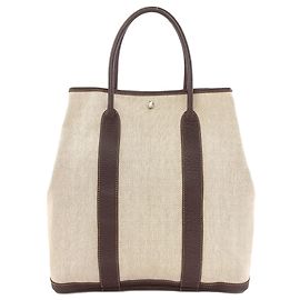 Hermès Hermes Garden File MM Tote Bag Brown