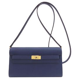 Hermès Hermes Kelly To Go Long Wallet Navy blue