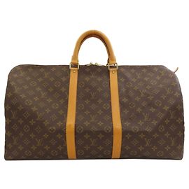 Louis Vuitton M41424 Keepall 55 Boston Bag Monogram