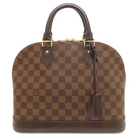 Louis Vuitton N53151 Borsa a mano Alma PM Marrone Damier ebene