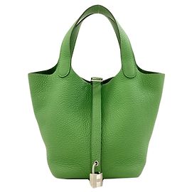 Hermès Sac à main Hermes Picotin Lock PM Vert