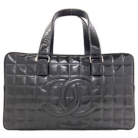 Saco Tote Chanel Chocolate Bar Preto