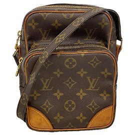 Bolso de hombro Louis Vuitton Monogram Amazon Castaño