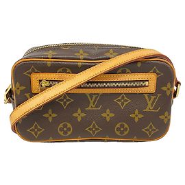 Louis Vuitton Monogram Pochette Cite Shoulder Bag Brown