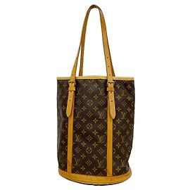 Sac Tote Louis Vuitton Monogram Bucket GM M42236 Marron