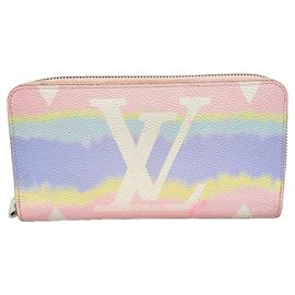 Portafoglio Louis Vuitton LV Escale Zippy Rosa