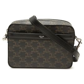 Céline Borsa a Tracolla Small Celine Triomphe Marrone Nero