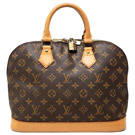 Louis Vuitton Brown Monogram Alma PM Marron