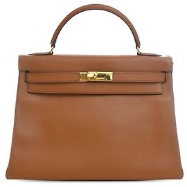 Hermès Brown Epsom Kelly Retourne 32 Marron
