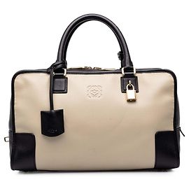 LOEWE Amazona 36 en cuir bicolore beige Autre