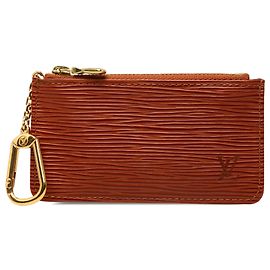 Louis Vuitton Brown Epi Pochette Cles Brown