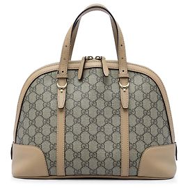 Borsa Gucci Beige Small GG Supreme Nice Dome Satchel Beige