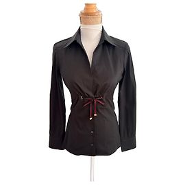 Chemise Gucci Noire à Taille Ajustable Noir
