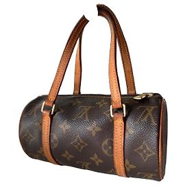 Louis Vuitton Papillon Monogram Handtasche Braun