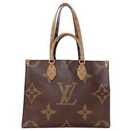 Louis Vuitton Monogram OnTheGo MM Handtasche Braun