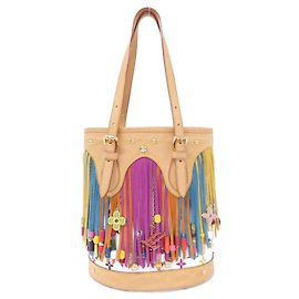 Sac Louis Vuitton Multicolore en toile enduite Blanc