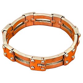 Bracciale Hermès Gate Motif Silver 925 Argento Metallico