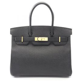 Hermès Hermes Birkin30 Voe Epsom Calfskin Noir