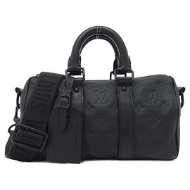 Louis Vuitton Keepall Monogram Calf Boston Bag Preto