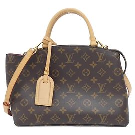 Louis Vuitton Monogram Coated Canvas Bag Brown