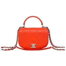 Bolsa Chanel Matelasse Lambskin 2way Vermelho