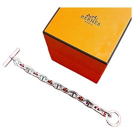 Bracciale Hermès Chaine d'Ancre GM Silver925 Argento Metallico