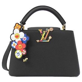Louis Vuitton LV X TM CapucinesBB Taurillon Calf 2way Bag Nero