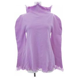Autre Marque Top de punto A-POC morado Púrpura
