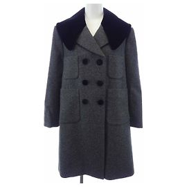 Gucci 633352 ZAFWP Wollmantel Braun