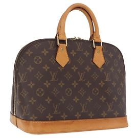 LOUIS VUITTON Monogram Alma Hand Bag M51130 LV Altro