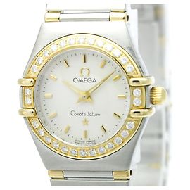 Montre Omega Constellation Diamants Or 18K et Acier Autre
