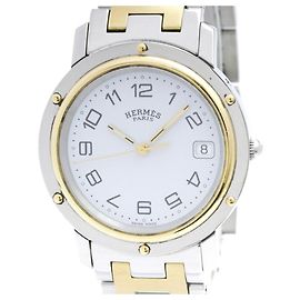Hermès Relógio Masculino HERMES Clipper em Aço Dourado Quartz CL6.720 Outro