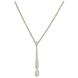 Colar Tiffany & Co. Tiara Cobblestone Jazz Diamantes Prata