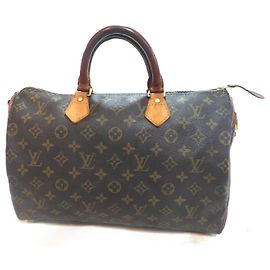Borsa Louis Vuitton Speedy 35 Monogram Marrone Monogramma