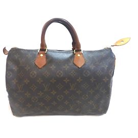 Borsa Louis Vuitton Speedy 35 Monogram Marrone Monogramma