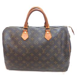 Mala Louis Vuitton Speedy 35 Monogram Marrom Monograma