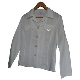 Autre Marque Renatto Bene Giacca in lino bianco Bianco