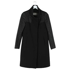 Gerard Darel Black Wool Coat Black