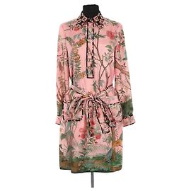 Gucci Kleid aus rosa Seide Pink
