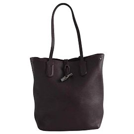 Borsa a tracolla Longchamp in pelle marrone Marrone