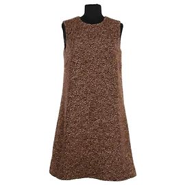 Dolce & Gabbana Kleid aus Wolle braun Braun