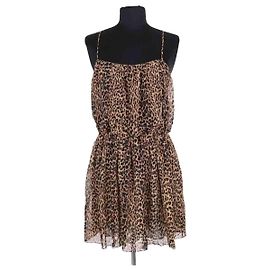 Autre Marque Abito Saint Laurent in seta marrone Marrone