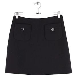 Minigonna in lana nera Prada Nero