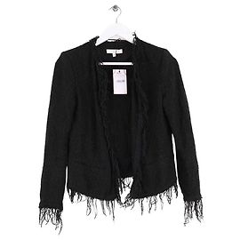 Schwarze Iro Jacke aus Baumwolle Schwarz