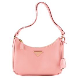 PRADA - Borsa a tracolla Re-Edition 2005 Mini Prada in pelle saffiano rosa Rosa
