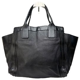 Sac à main structuré Vintage Chloé Edith avec poignée supérieure Noir Noir