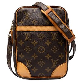 Bolsa Tiracolo Louis Vuitton Danube Monogram Castanha Marrom