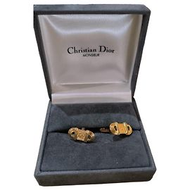 Set Christian Dior Monsieur Gemelli e Fermacravatta D'oro