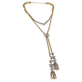 Collar Lariat Strass Chanel chapado en oro 2020 Otro