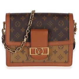 Louis Vuitton Reverse Monogram Canvas Dauphine MM Marron